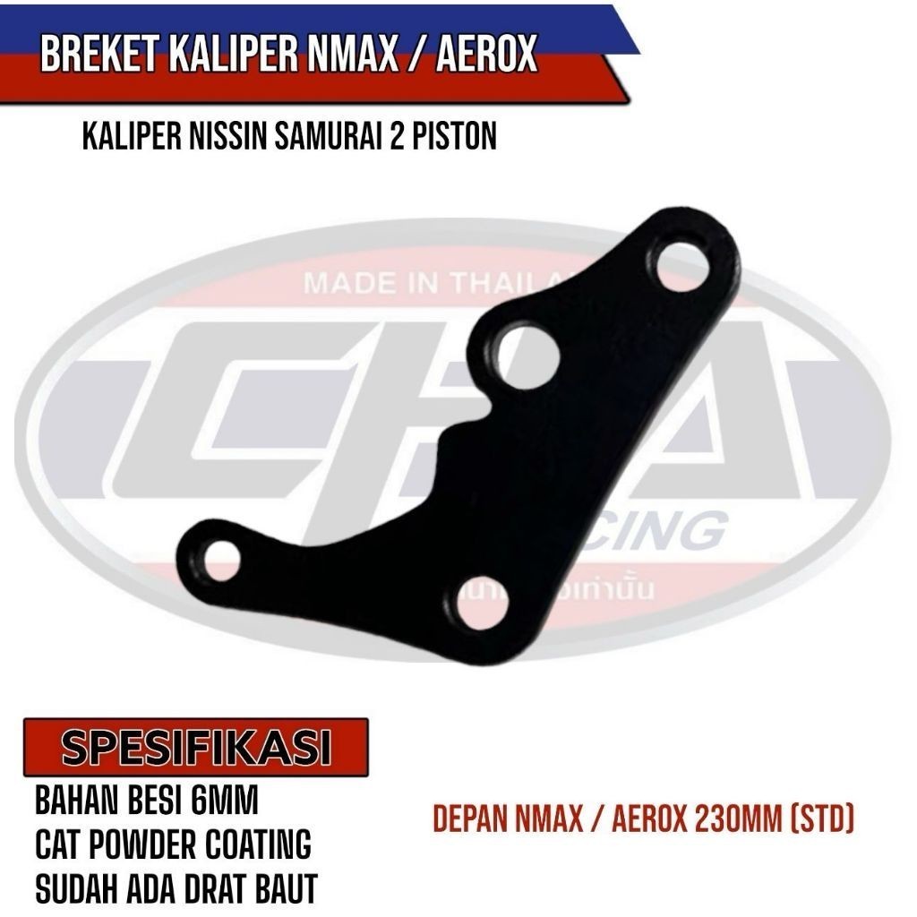 Breket Kaliper NMAX Kaliper NISSIN SAMURAI 2 Piston dan 4 Piston