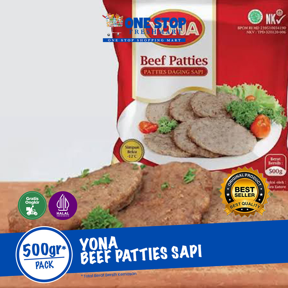 

YONA BEEF PATTIES SAPI 500GR