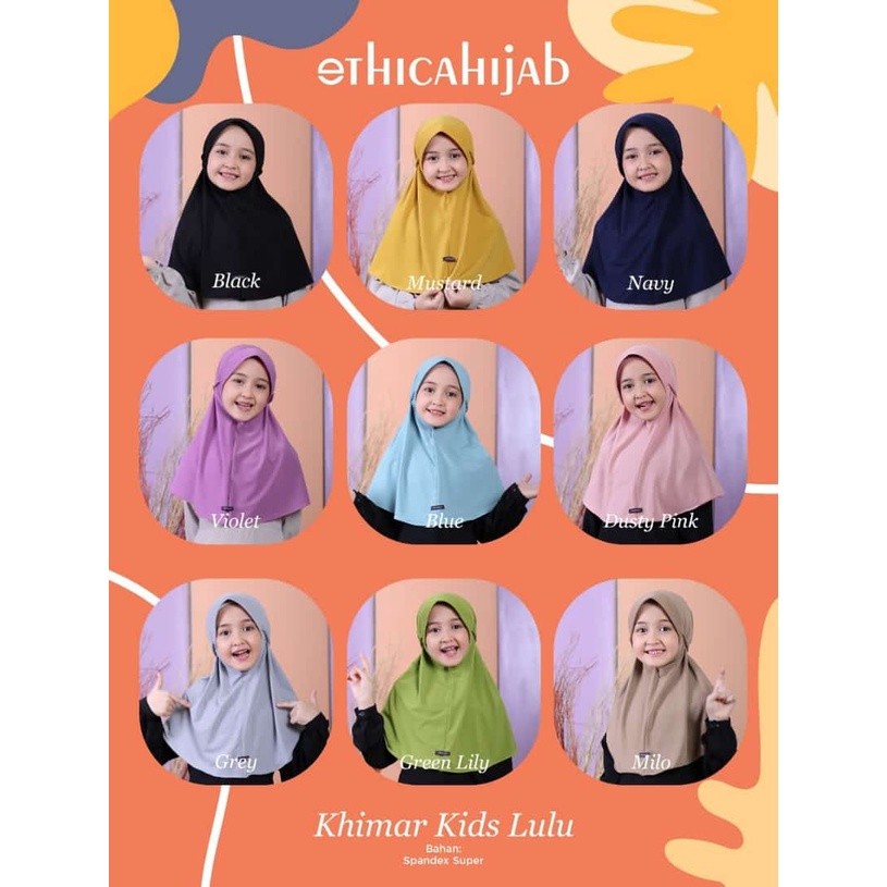 Kids Lulu by Ethica Hijab New Arrival Best Seller
