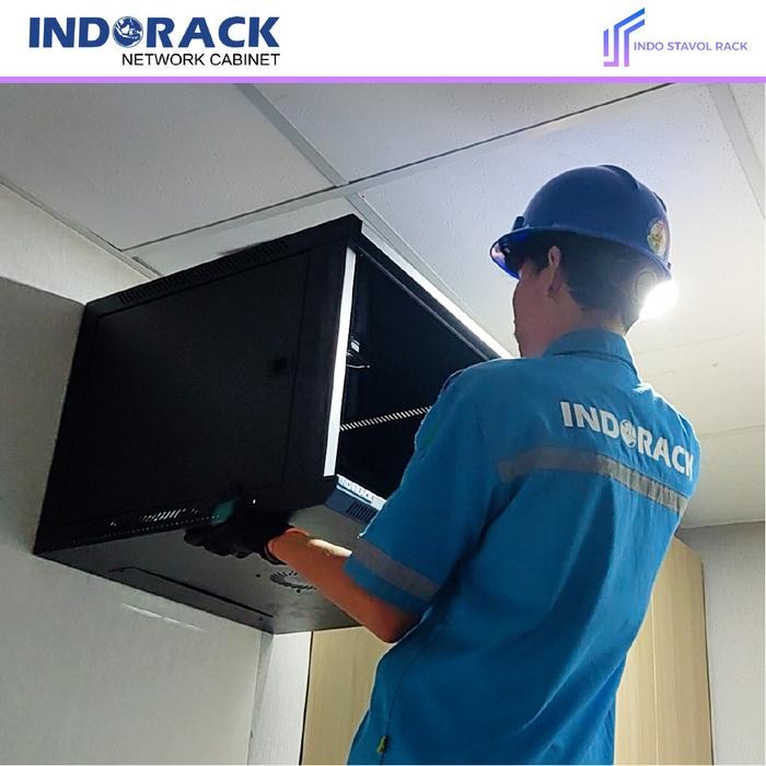 Indorack WIR4510S 10U Box Rak Server Modem Wifi Gantung Dinding Tembok