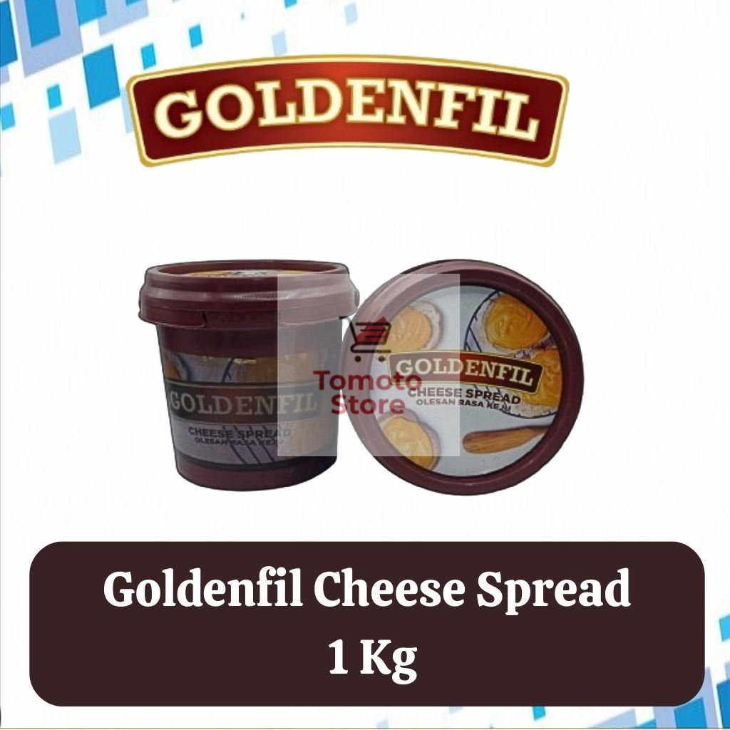 

✨ TOMOTOSTORE ✨ GOLDENFIL Cheese Spread 1kg / 1 kilogram