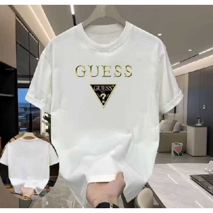 Kaos Dewasa GUESS Unisex Distro Lengan Pendek / TShirt GUESS / Baju Kaos Dewasa Distro Premium / Kao