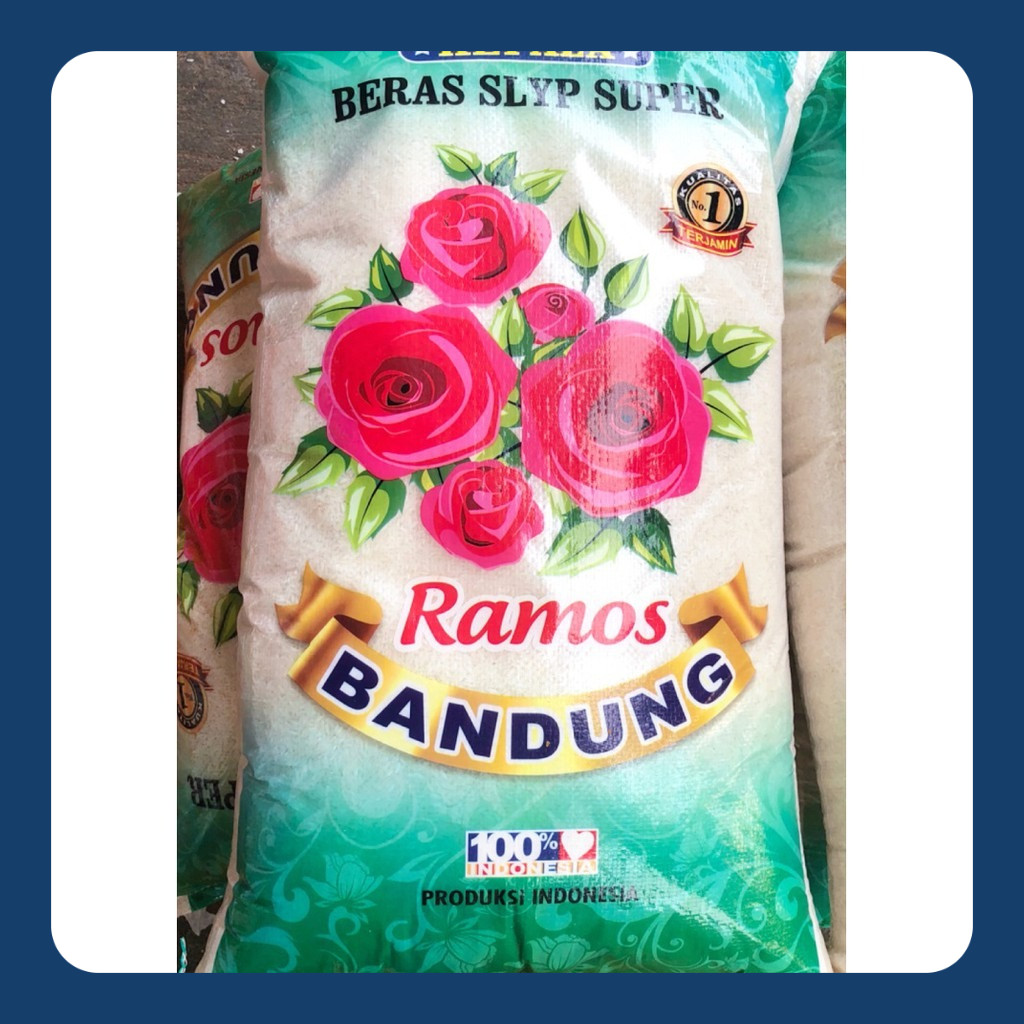 

BERAS RAMOS BANDUNG ASLI 100% 10KG - 25KG