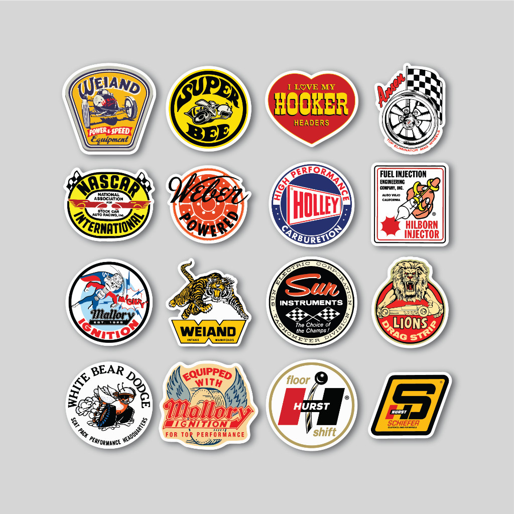 

Sticker Pack Hot Rod Brand | Sticker Tumblr | Stiker Laptop Koper Helm