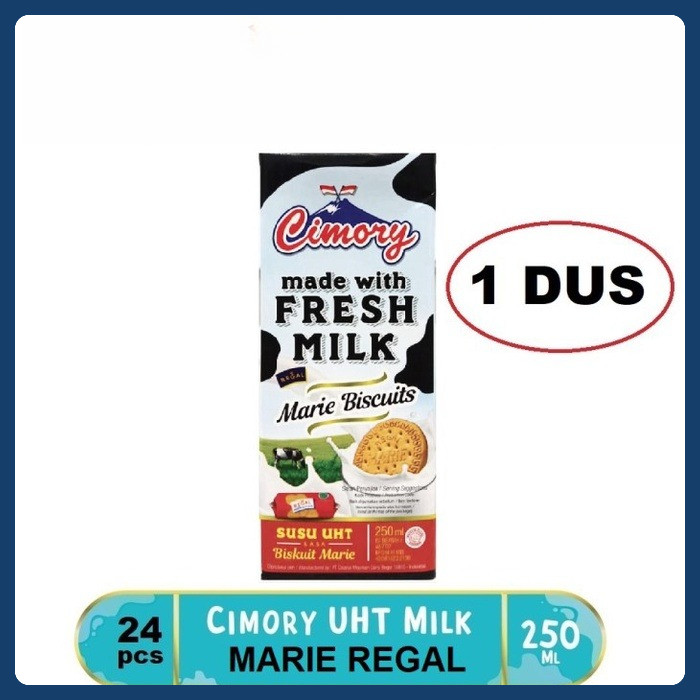 

Susu CIMORY MARIE REGAL 250 ml - (HARGA 1 DUS ISI 24 pcs)
