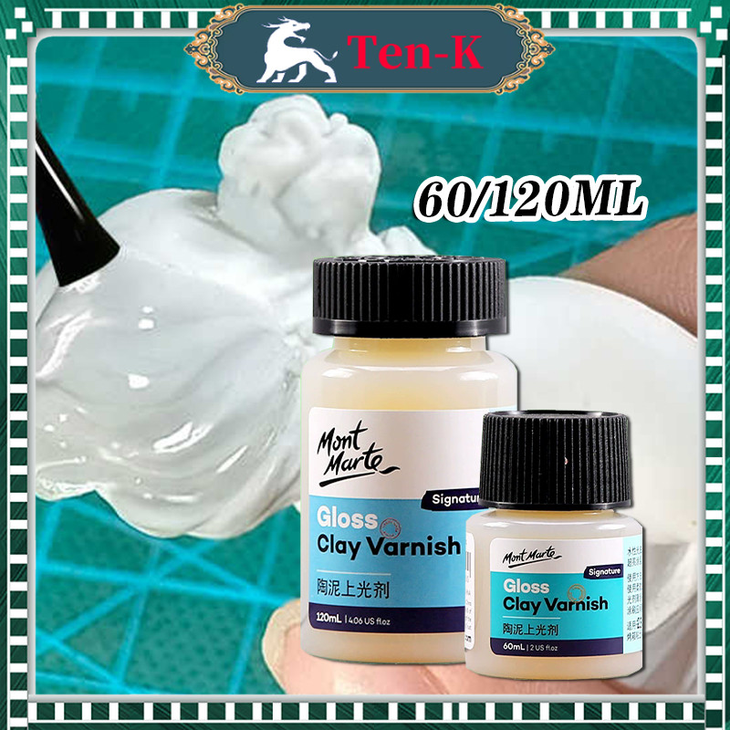 

60ml 120ml Gloss Clay Varnish / Varnish Tanah Liat Pottery