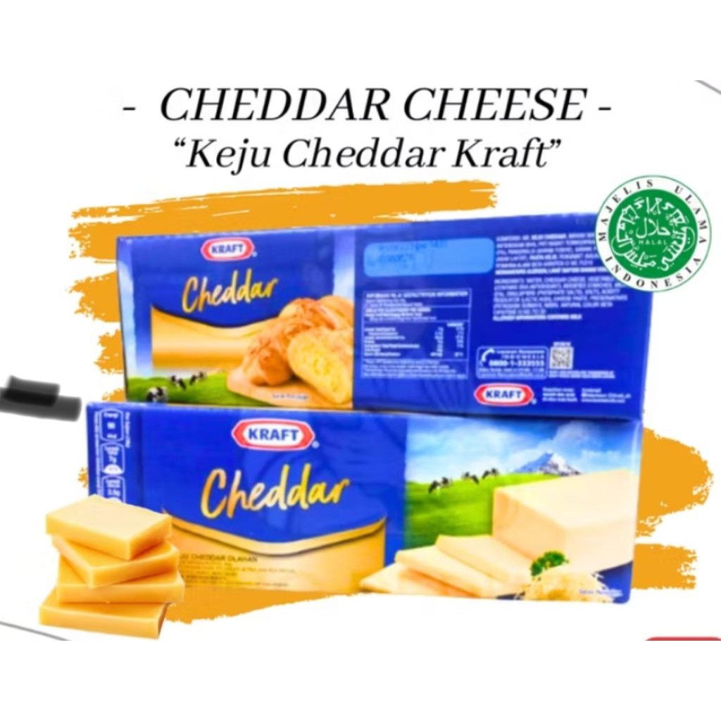 

KEJU KRAFT CHEDDAR 2KG lengkap dengan dus