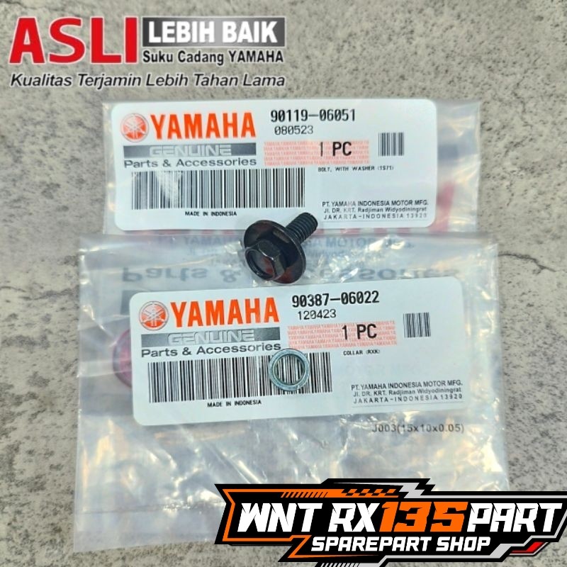 BAUT BOSH  KARET ARM BANTALAN RANTAI RANTE RX KING ORIGINAL YAMAHA | 90387-06022 | 90119-06051