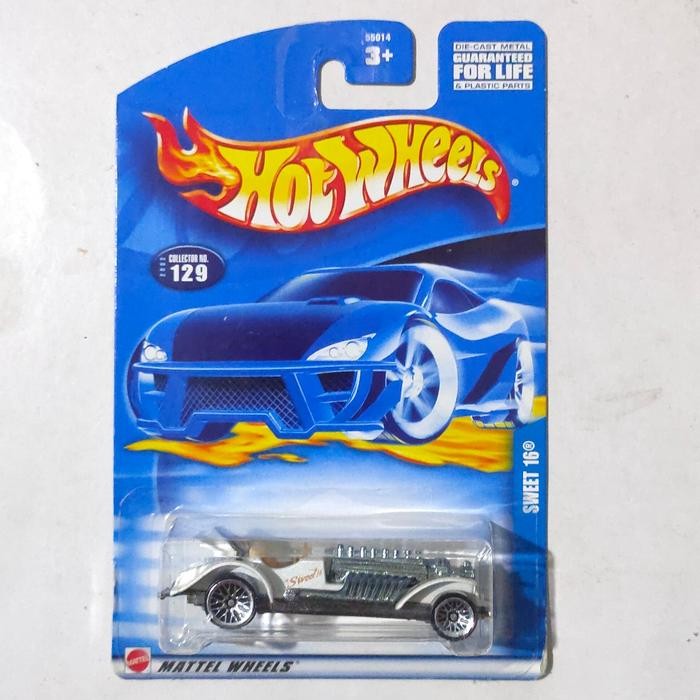 TR99 HW Hot Wheels Sweet 16 putih body & base besi 2001