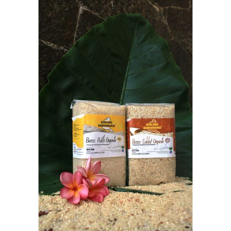 

Beras Organik putih coklat hitam Seblang Banyuwangi 1kg - ARM