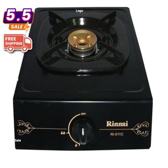 Rinnai Kompor Gas 1 Tungku 511C BR1 RIKP
