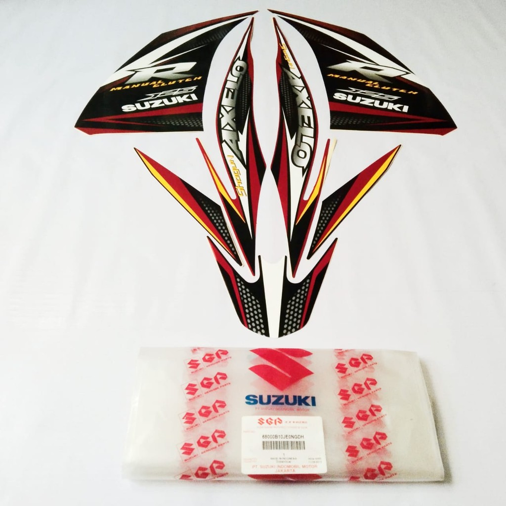 STRIPING STIKER STICKER LIST BODY BODI   SHOGUN AXELO R 125  ( 68000B45H50NGDH/68000B10JF0NHWA ) -NE