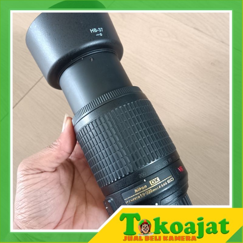 LENSA NIKON 55-200MM VR / LENSA TELE NIKON 55-200MM LENSA ZOOM