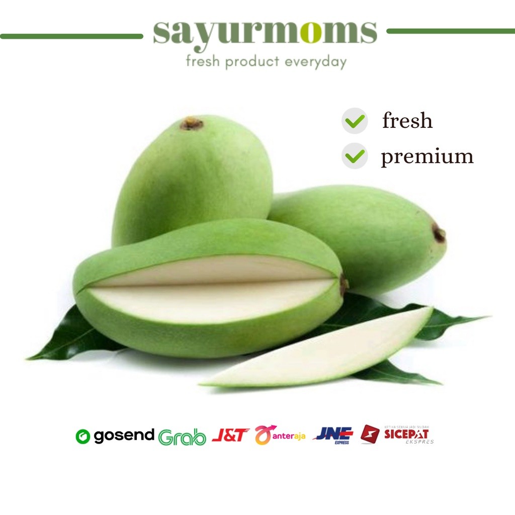 

READY Mangga Muda Mentah - Buah Segar Surabaya (makanan rujak, cemilan ibu hamil)