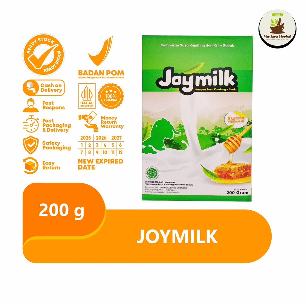 

Joymilk susu kambing krim bubuk + madu