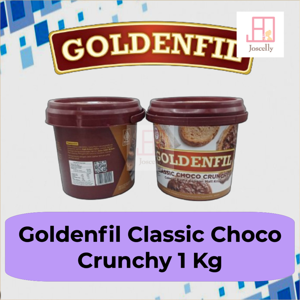 

JOSCELLY.ID GOLDENFIL Classic Choco Crunchy 1kg / 1 kilogram