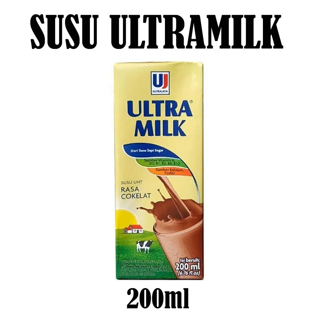 

SUSU ULTRA MILK ULTRAMILK 200ML