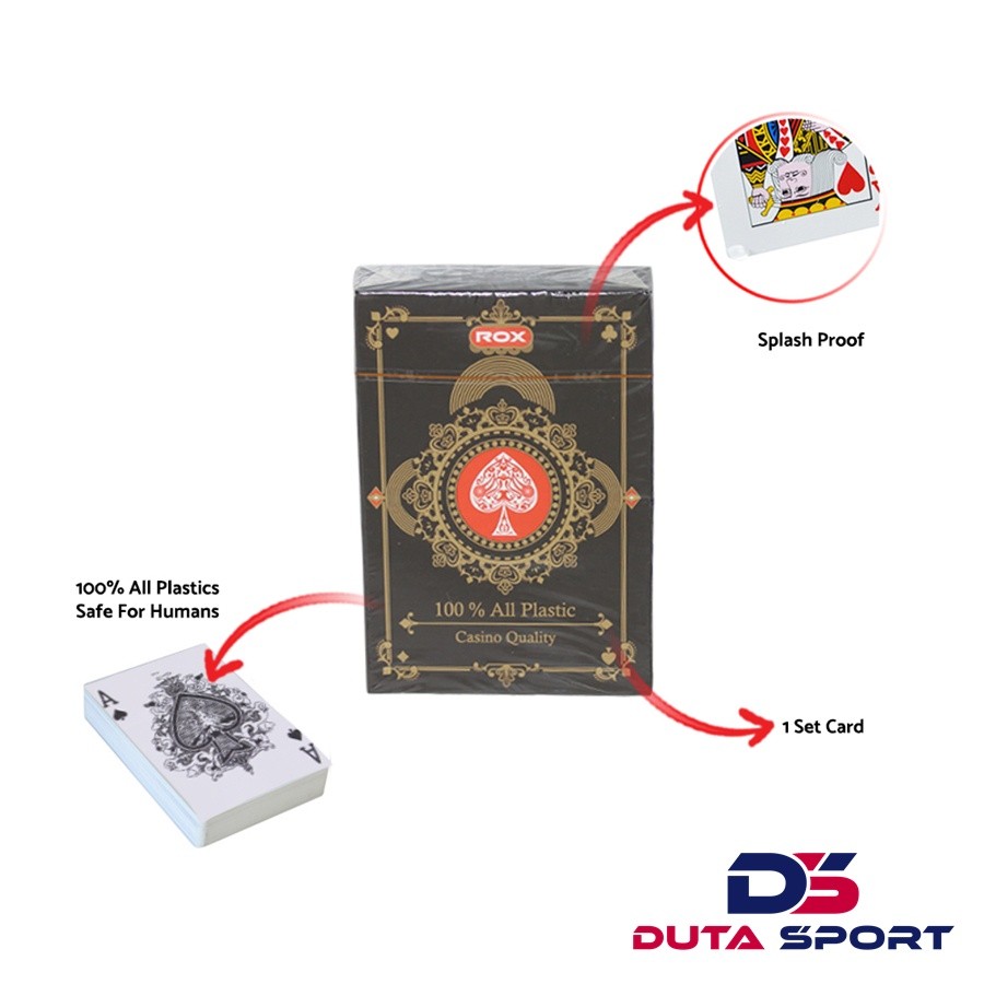 Kartu Remi Plastik ROX Original