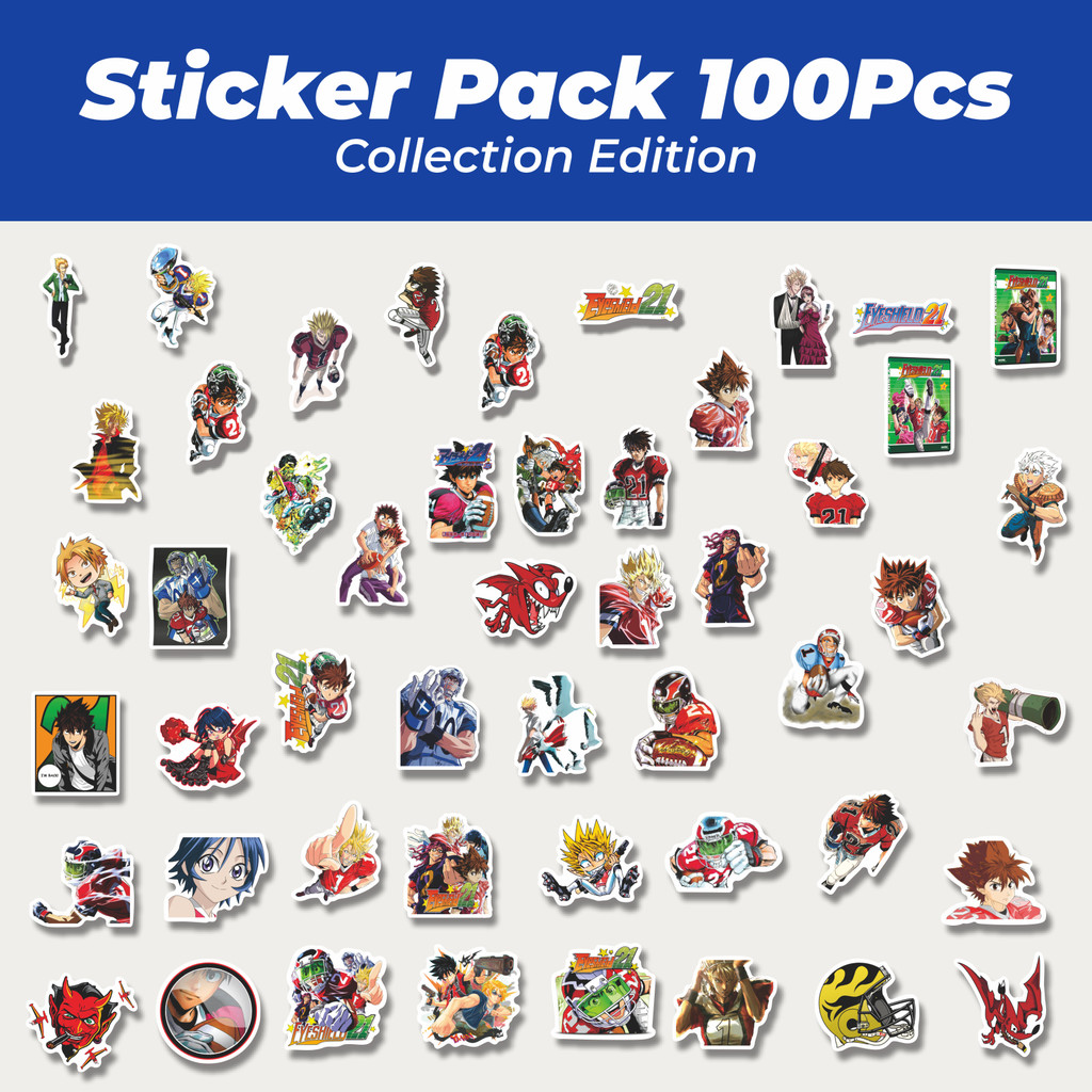 

Hot Sticker Anime Eyeshiel 21 (Aishīrudo) Lucu Anti Air Stikers Berperekat Waterproof Sticker Decal Buat Motor Helm Buku Journal Koper Casing HP Laptop Botol Minum