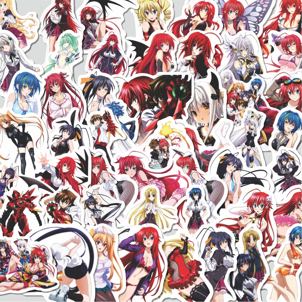 

Stiker Cutting Pack Sticker Anime High School DxD (Haisukūru Dī Dī) Isi 100Pcs Series Aesthetic Lucu Keren Untuk Koper Bahan Vynil