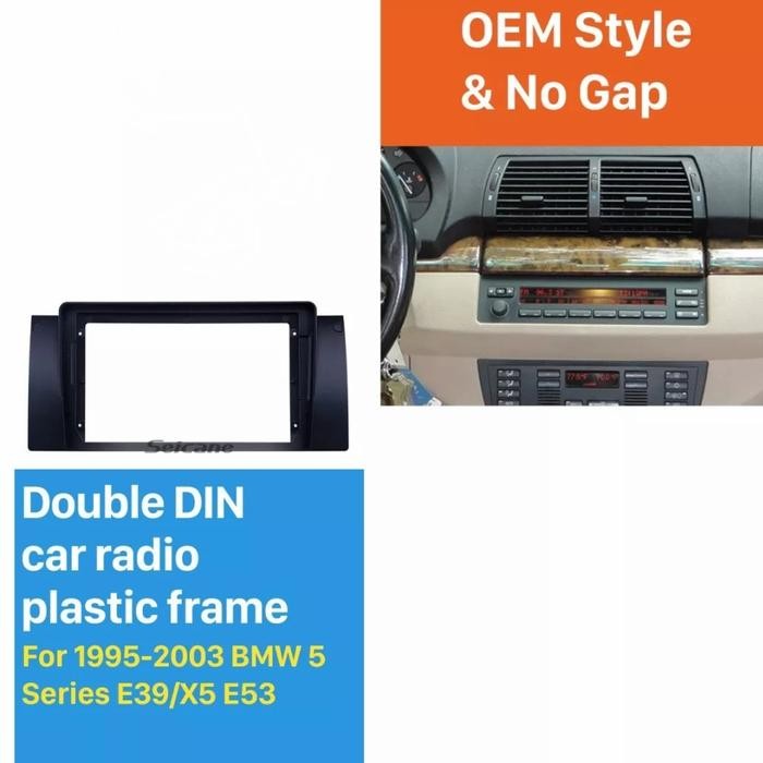 Frame Head unit android 9 inch Bmw E39 E53 X5