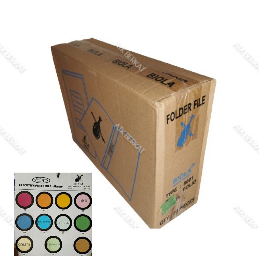 

[50 pcs] Map folder kertas stopmap Biola 5001 Snelhecter