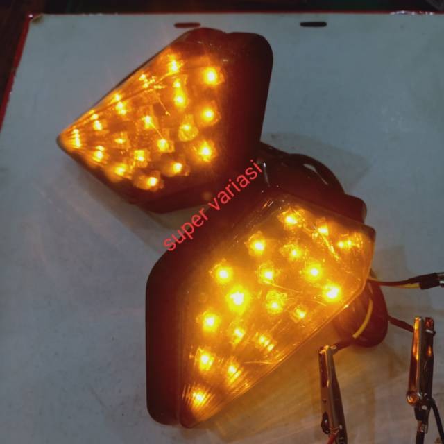 Lampu Sein Ninja R 15 R25 Vixion Cbr Lampu Sen Fairing Lampu Sein Tempel