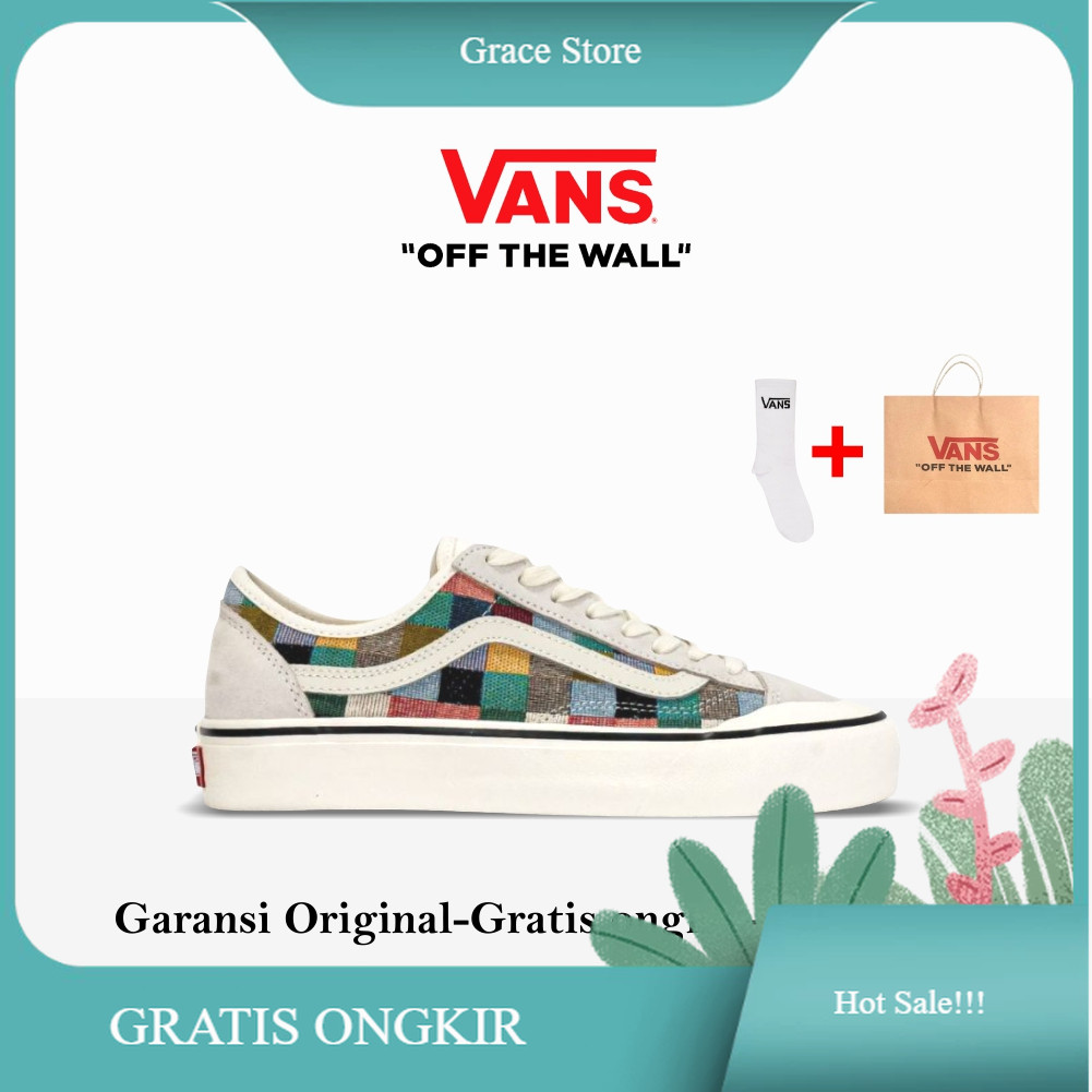 【GSTORE00】SALE!!! Vans Style 36 Decon Sf Woven Checkerboard Multicolor Original 100% BNIBWT Global M