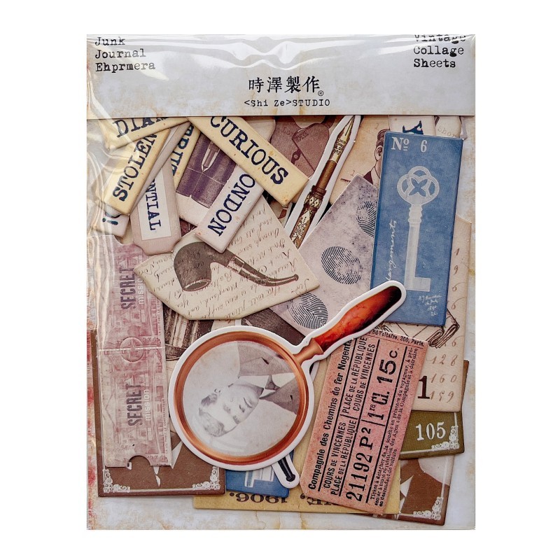 

The truth JunkJournal Retro Old Photos Decoration Cardboard Photography Detective Scrapbooking Craft Diary Album Additional item
