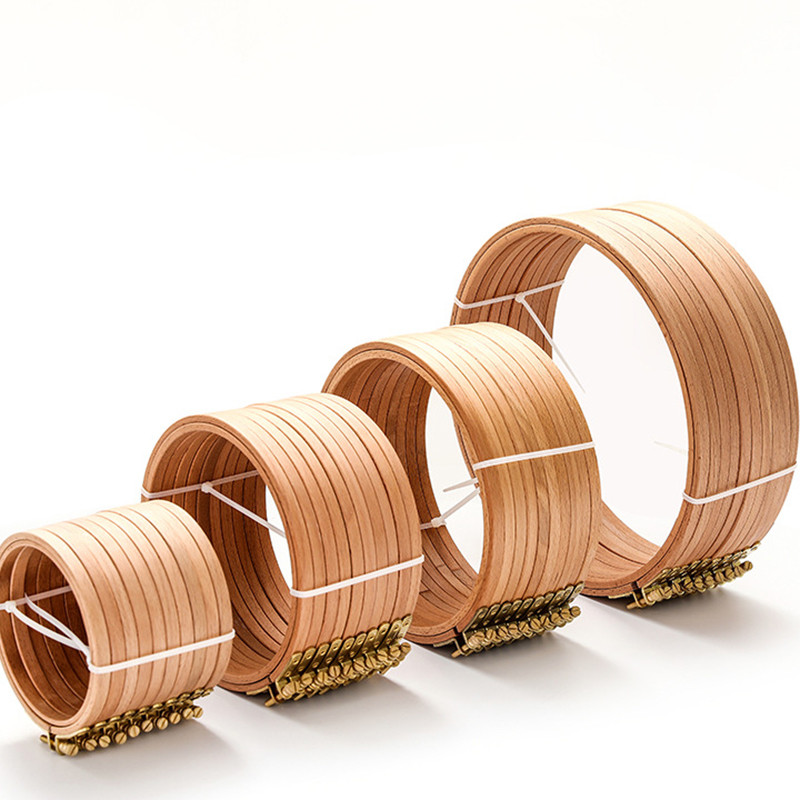 

10pc/Set High Quality Beech Hoop 3-12 Inchs Wooden Embroidery Hoops Frame Embroidery Circle Ring Kit Needle Stitch Sewing Tool