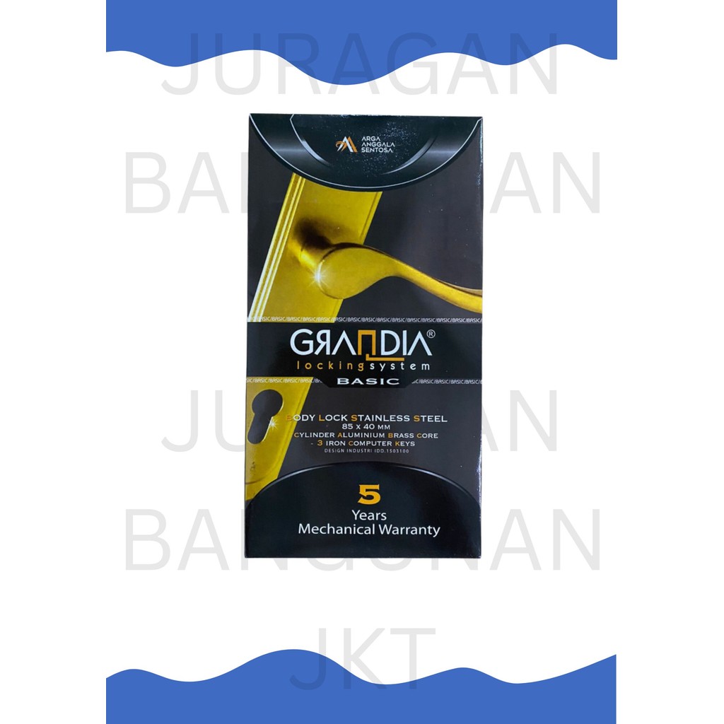 HANDLE HANDEL PINTU RUMAH BESAR GRANDIA KUNING 874