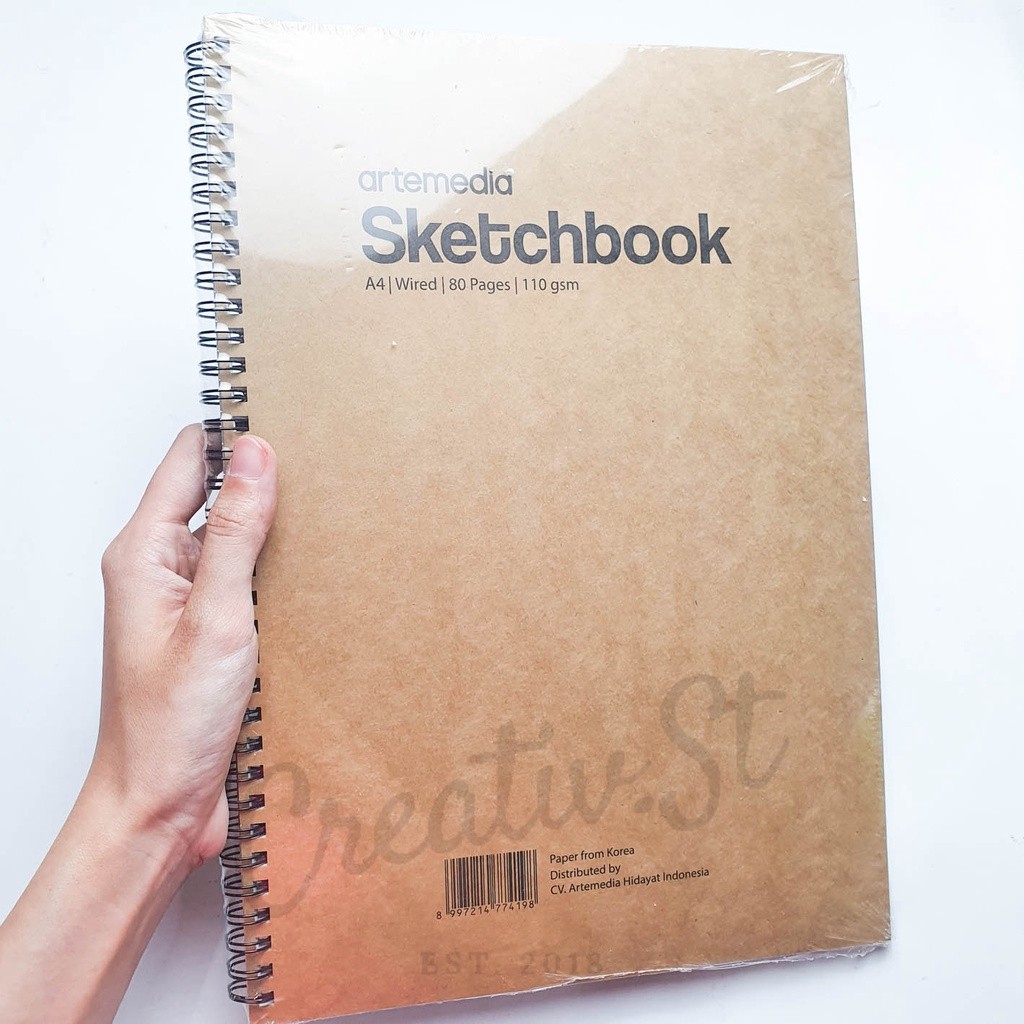 

PRODUK TERLARIS !! ARTEMEDIA Sketchbook A4 80 Halaman 110 Gsm Buku Sketsa Gambar Pensil Charcoal Arang