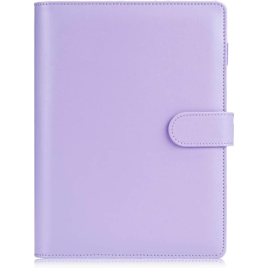 

A5/A6 Budget Binder Planner Notebook Cover PU Loose-leaf Handbook 6 Holes Binder Diary Agenda Paper Cover School Stationery