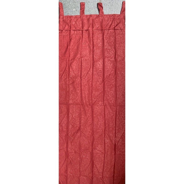 HOKICHAN [ JENDELA ] GORDEN TALI JENDELA + PONI MOTIF EMBOS / EMBOSS / POLOS MERAH MAROON