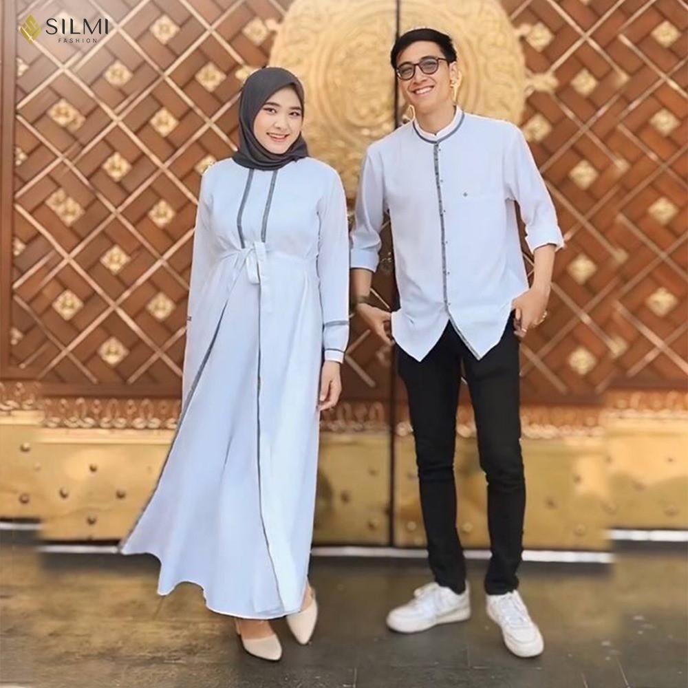 Khadijah | Madani By Silmi - Gamis Abaya Remaja - Gamis Couple Pasangan - Abaya Muslim Wanita - Abay