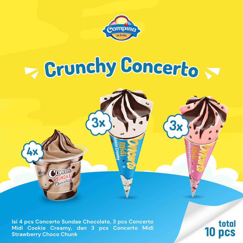 

Campina Crunchy Concerto - Es Krim