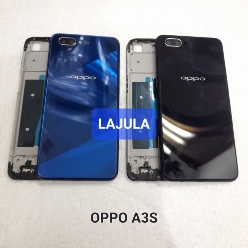 kesing housing casing full set oppo a3s frame + backdoor