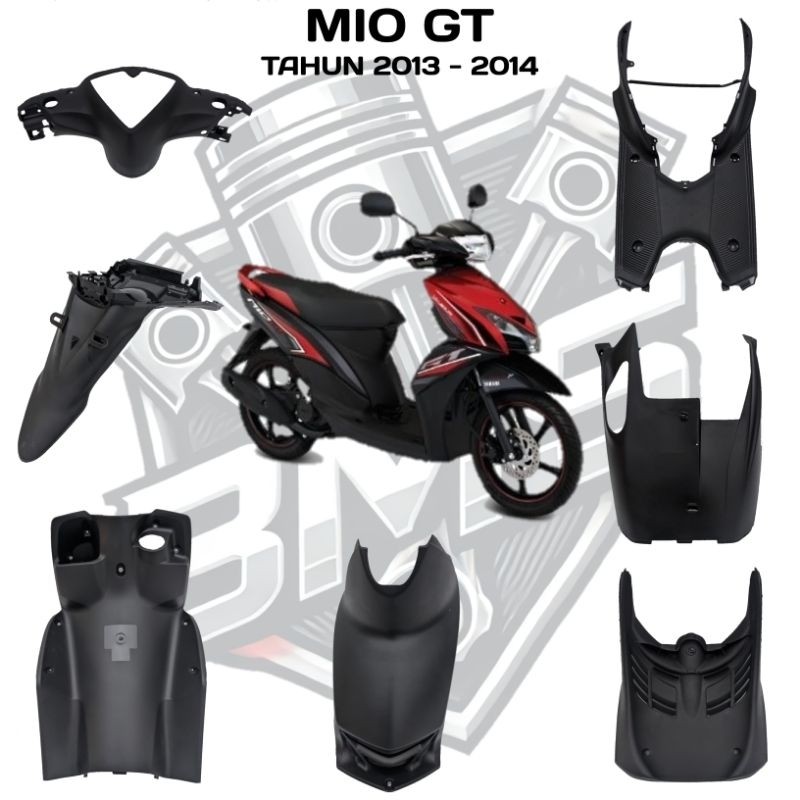Body Motor Yamaha Mio GT Tahun (2013 - 2014) 2013 2014 Cover Body Bodi Kasar mio GT batok belakang s