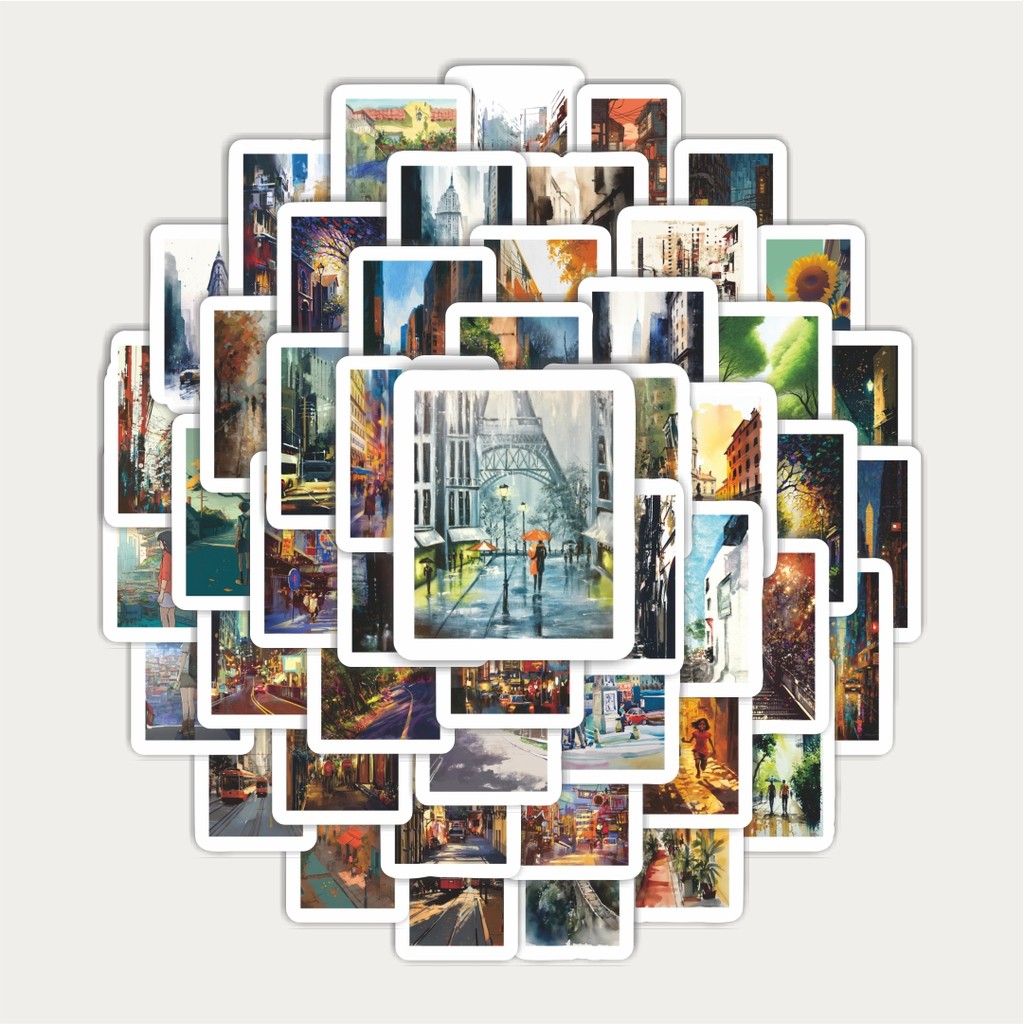 

Sticker Pack Sticker Seni Street View Sticker | Sticker TUMBLR | Stiker LAPTOP KOPER HELM