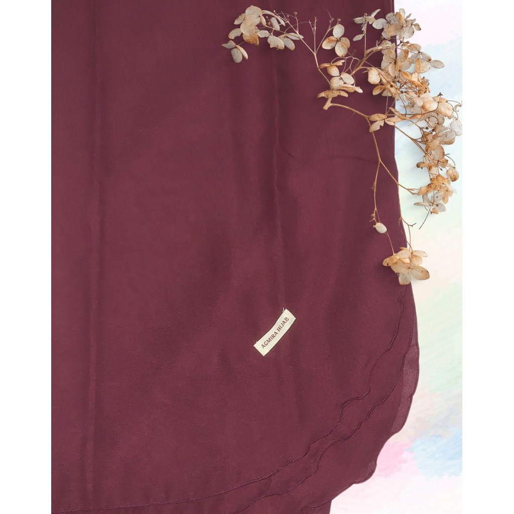 Malay Scarf 4 Oval | Ukuran ±130x130 cm | Polycotton Premium | Wangi & Nyaman