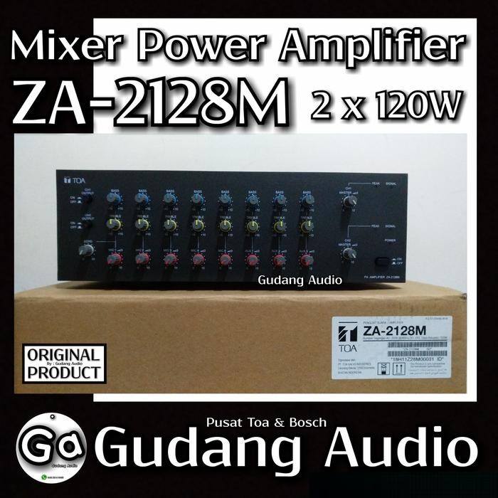Distributor Power Mixer Amplifier Toa ZA-2128M