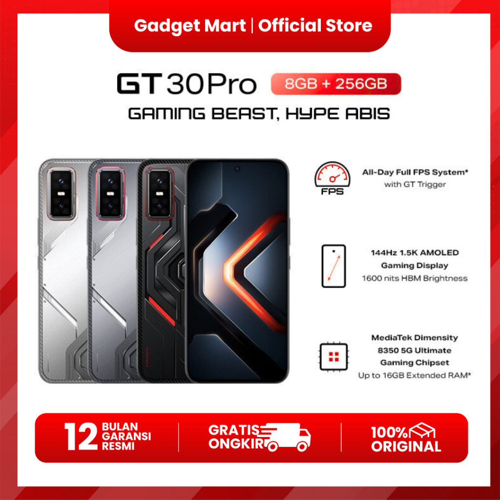 INFINIX GT 30 PRO 8/256GB - Garansi Resmi