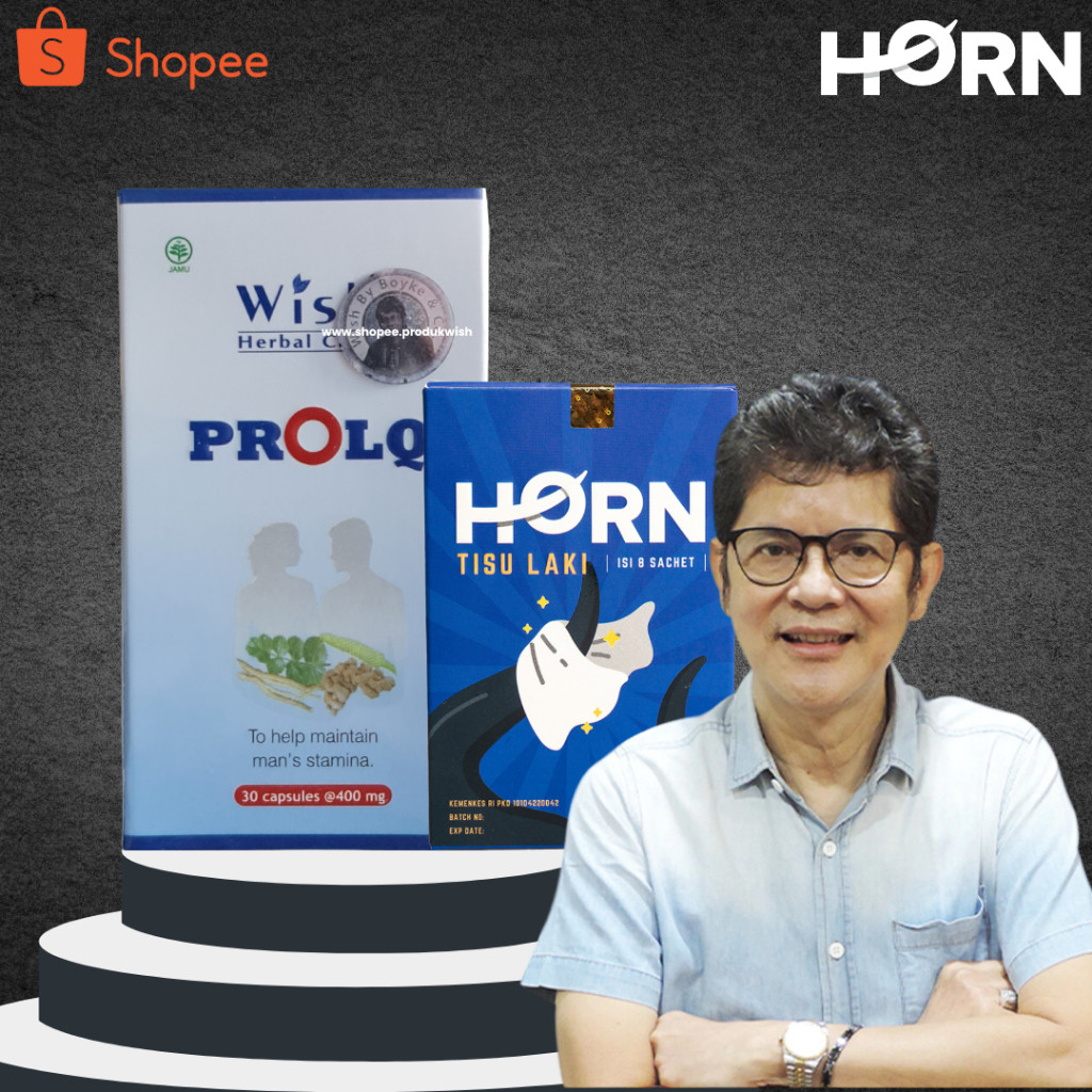 WISH PROLQ CAPSULE Produk Dari Boyke Dian Nugraha - Bundling Prolq & Tisu Horn Asli