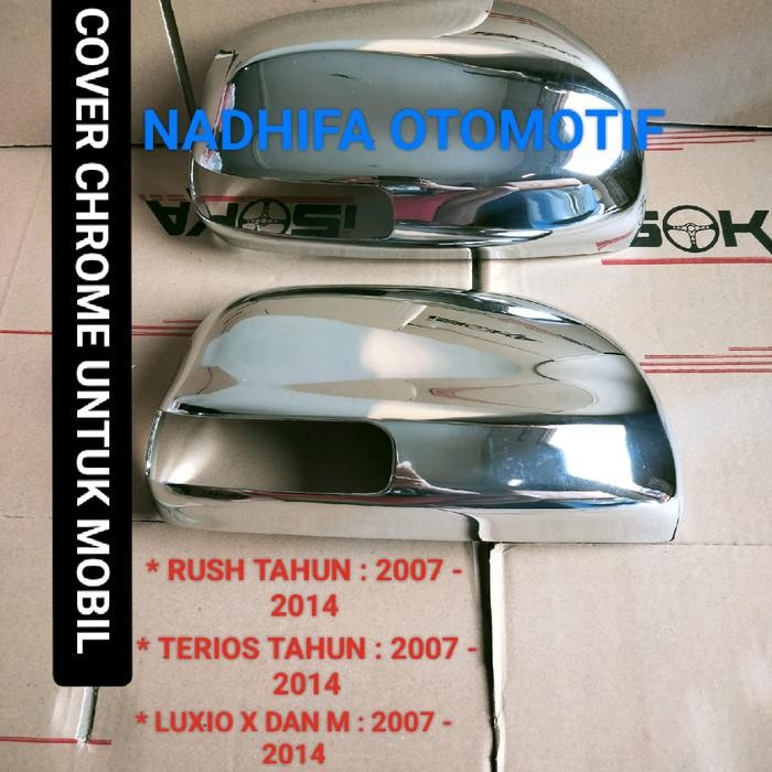 Cover Spion Rush / Cover Spion Terios / Cover Spion Luxio Chrome Original Car - Chrome Original, kir