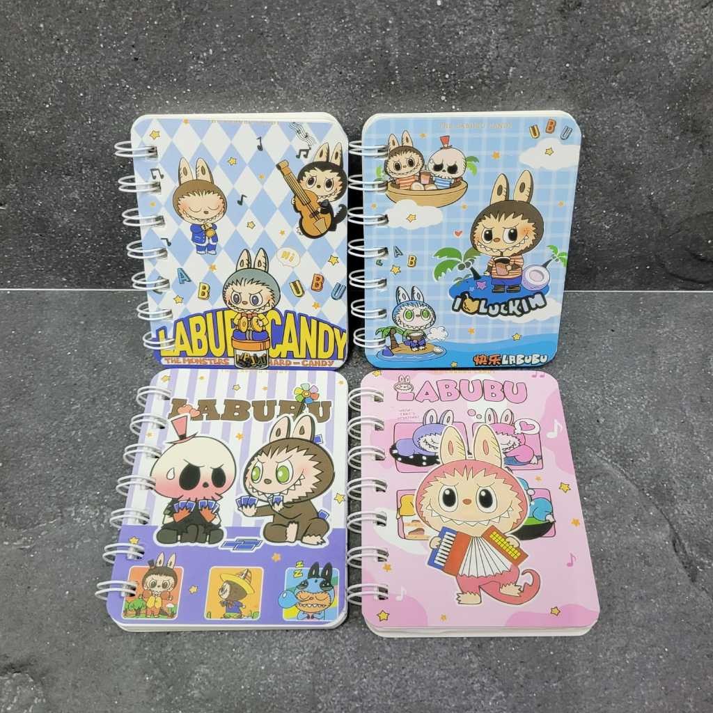 

Note Book Ring Motif Buku Memo Kecil A7 Spiral isi 80 Lembar Notebook Mini