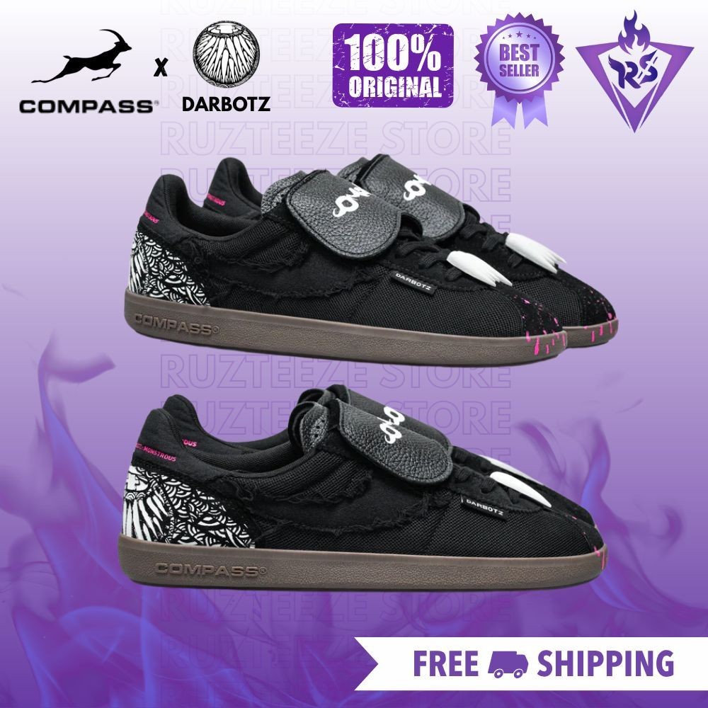 [ORIGINAL 100%] Sepatu COMPASS X DARBOTZ WHITE LIMITED EDITION