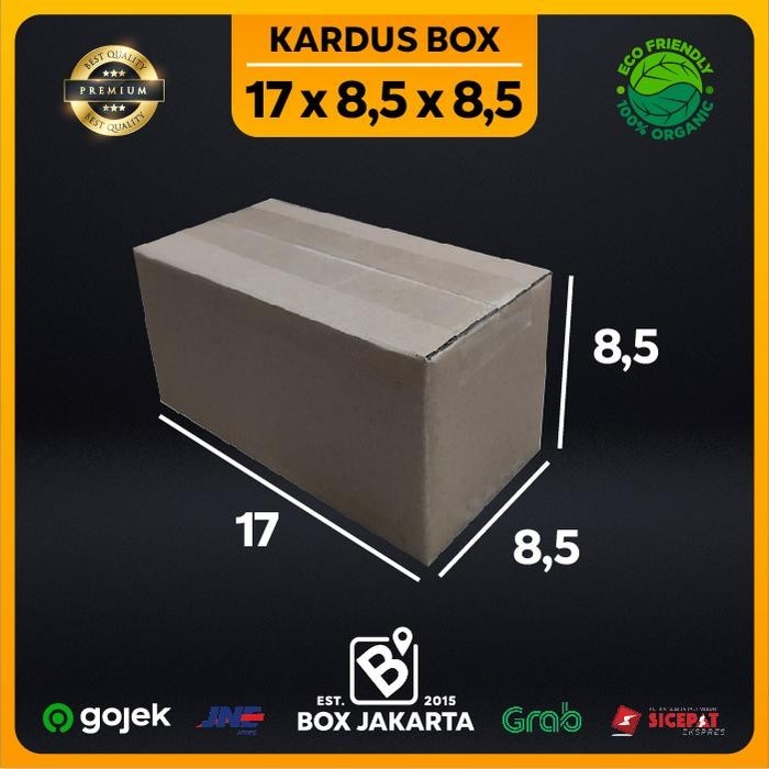 

KARDUS BOX uk 17x8,5x8,5 CM Kotak Packaging Corrugated SHEET POLOS