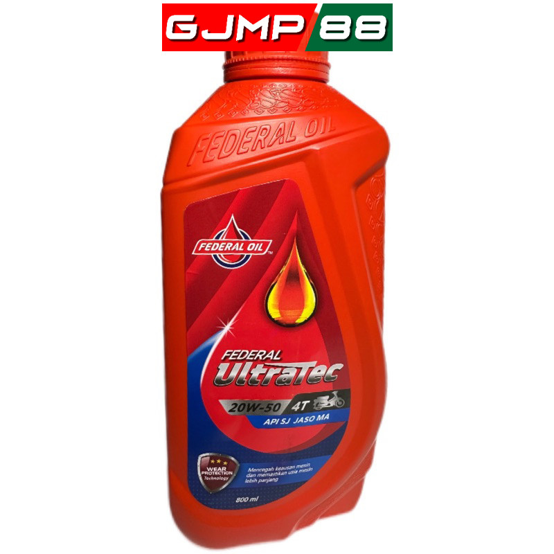 Oli Ultratec 800ml Oli Federal Ultratec 0,8ml Oli Mesin Federal Ultratec 800ml