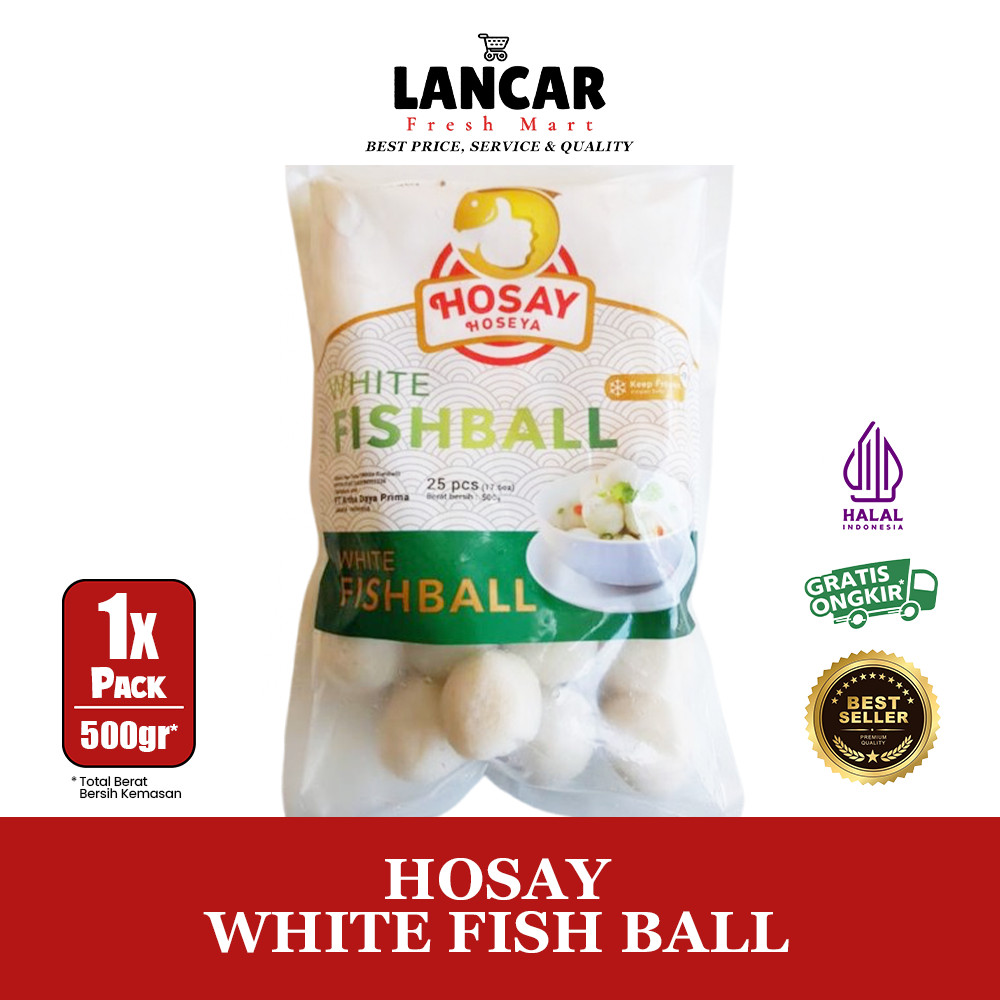 

HOSAY WHITE FISH BALL 500GR