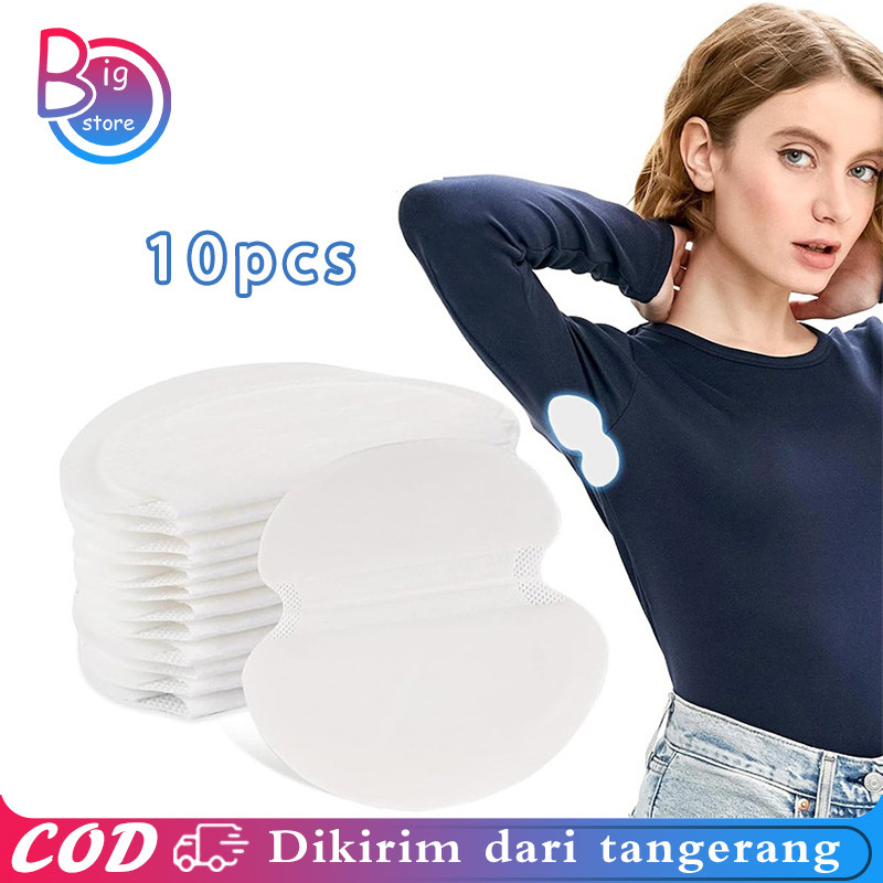10 Pcs/Bag Penyerap Keringat Ketiak Pad Ketiak Keringat Ketiak Penyerap Ketek Pad Pad Ketiak Basah M